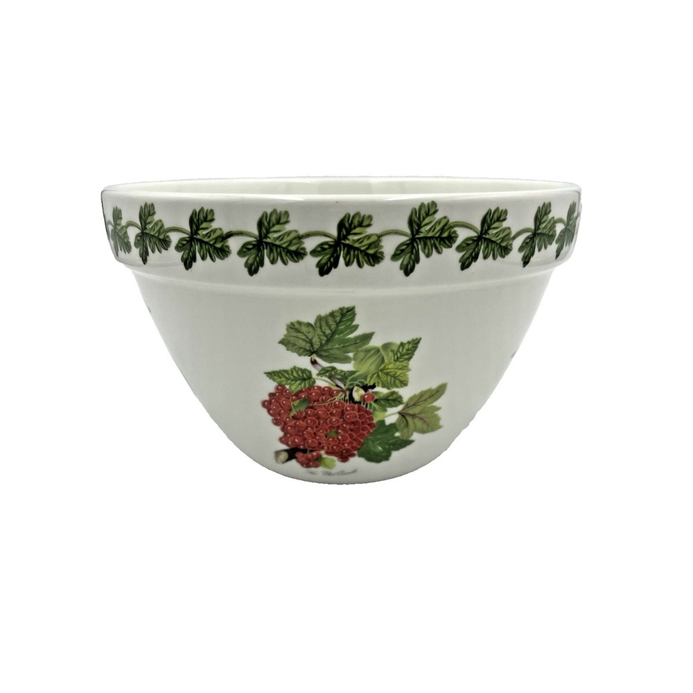 Vtg Portmeirion Pomona Pudding Basin Bowl Sm Mixing 7" D x 4.25" T Orange Stamp